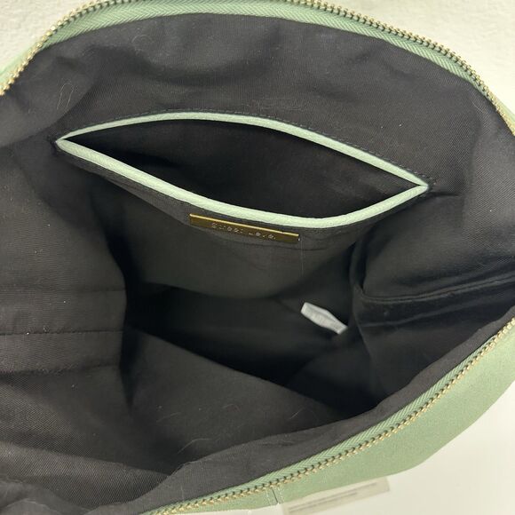 STREET LEVEL Bucket Bag Tote Suede Tassel Shoulder Boho Faux Leather Mint Green - Picture 11 of 16